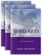 Word Arts Collage multiple book covers